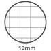 Pignaric - Ricambio con Banda Rinforzata - Formato A4 - Rigatura 10 - Quadretti 10 millimetri - 1° elementare - Pacco da 40 fogli - B-Better Shop