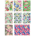 Pigna Nature Flowers - Quaderno Maxi Formato A4 - Rigatura 1R - Righe in Carta Riciclata - Medie e superiori - Pacco da 10 Pezzi assortiti - B-Better Shop