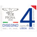 Pigna Pigna 4 - Album da Disegno - Formato 24 x 33 cm - Fogli Lisci - Grammatura 220gr/m2 - 20 Fogli - B-Better Shop