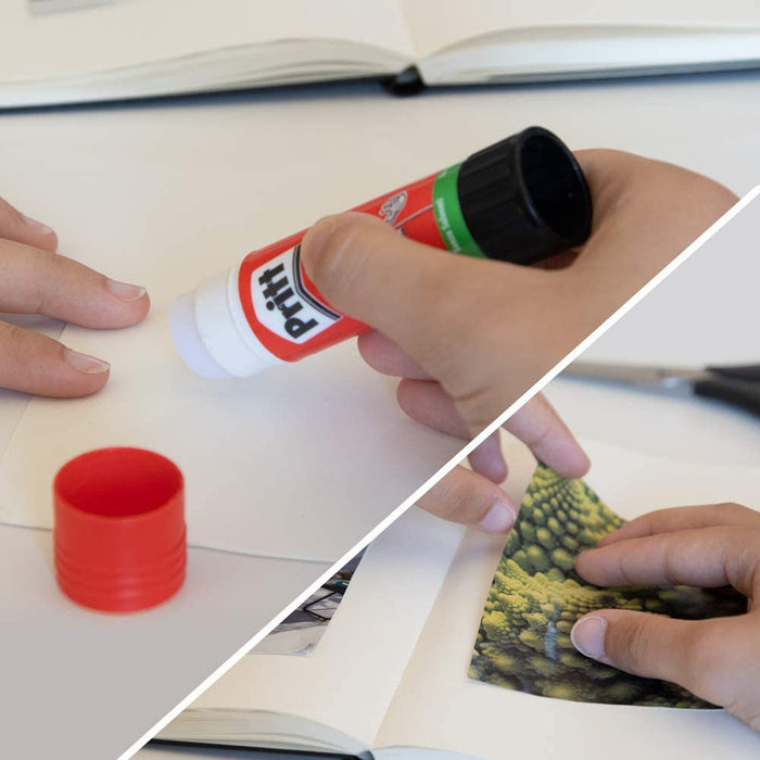 Pritt Colla Stick 43g - Colla per bambini sicura e affidabile - colla Pritt per lavoretti e fai da te con una tenuta forte per uso scuola e ufficio - Confezioni da 10 pezzi - B-Better Shop