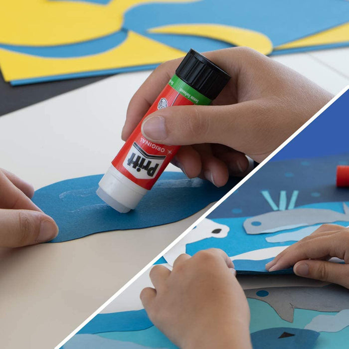 Pritt Colla Stick 22g - Colla per bambini sicura e affidabile - colla Pritt per lavoretti e fai da te con una tenuta forte per uso scuola e ufficio - Confezioni da 12 pezzi - B-Better Shop